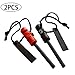 GCOA 2 PCS Fire Starter – 3 in 1 Survival Multi-Tool – Magnesium Fire Starter Rod, Magnetic Compass & Emergency Whistle for Outdoor Camping & Disaster Supply Kitsthumb 3