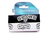 NBA San Antonio Spurs Silicone Rubber Bracelet Set, 2-Pack