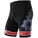 NOOYME New Gear For Spring Men's Cycling Shorts With 3D Padded Jet Black With Color Block Design Bike Shorts