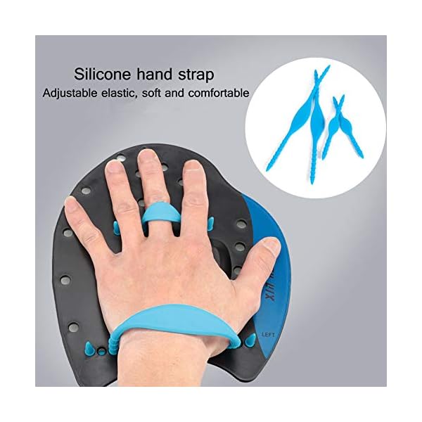 Swim Paddles Swimming Power Paddles for Training Aid with Adjustable