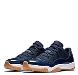 Jordan Men Air Jordan 11 Retro Low (midnight navy / white-gum light brown)