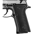 Cool Hand G10 Grips for Beretta Vertec, M9A3, 92X Centurion, Custom Black Screws Included, Aggressive Tactical Slant Texture, 1/4'' Thin, 4 Colors for Your Choice