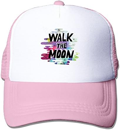 HOHOE Adult Casual Visor Cap Walk The Moon Mesh Cap Pink