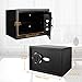 Digital Electronic Security Safe Box, Home Safe with Digital Keypad 0.57 Cubic Feet Black for Jewelry Money Cash Valuables