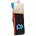 Nike KD Hyper Elite Basketball Crew Socks (Dri-FIT) BLU/BLK, Large