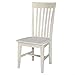 IC International Concepts Set of 2 Tall Mission Chairs Real/Solid Parawood, Kitchen/Dining/Accent, 18.1