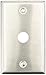 Edwards Signaling 147-1 Push Button Mounting Plate, Siliver