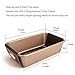 Monfish Loaf Bread Pan open top 9 inch Rectangle loaf pan for baking bread carbon steel non stick loaf cake pan (9.5x5.75x2.6inch)