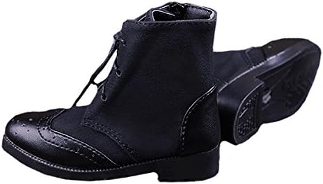 DocaMall 1/3 BJD Doll Flat Ankle Strap Boots Brogue Leisure Shoes