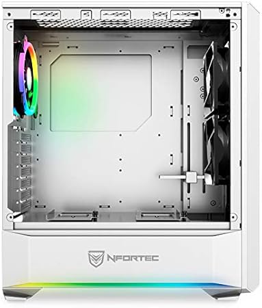 Nfortec Antares NF-CS-ANTARESW Torre Gaming, RGB, color blanco: Amazon.es: Informática