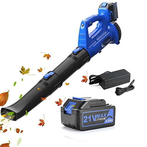 AEWHALE 21V Cordless Leaf Blower with 4.0Ah Battery and Charger 6