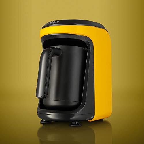 Karaca - Hatir Hup Cafetera turca, color amarillo, para 5 personas, 535 W,  cafetera automática, cafetera eléctrica… - La Cafetera