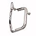 SenseYo 8 pcs Silver Tone Metal Frames Snap Clasp for Small Coin Style Purse