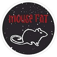 Andrews Mall Mouse Rat T-Shirt | Parks and Recreation Leslie Knope Ron Swanson Bert Macklin FBI Parks n Rec Pawnee Indiana TV Show Tshirt Tee UK USA Gift Stickers (3 Pcs/Pack)