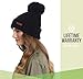 Brook + Bay Pom Pom Beanie Winter Hat for Women - Faux Fur Pompom Warm, Thick & Chunky Soft Cable Knit Hats - Cute & Trendy Cold Weather Knitted Caps - Stylish & Trendy Snow & Ski Beanies for Ladies