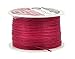 Mandala Crafts 1mm 109 Yards Jewelry Making Beading Crafting Macramé Waxed Cotton Cord Thread (Dark Red)