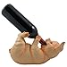 Drinking Pig Wine Bottle Holder Sculpture for Country Farm Bar and Kitchen Decor Tabletop Wine Stands & Racks and Decorative Collectible Statue Gifts for Farmers