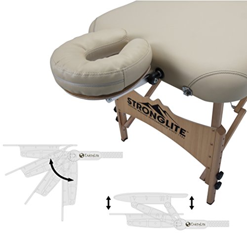STRONGLITE Portable Massage Table Package Olympia - All-In-One Treatment Table w/ Adjustable Face Cradle, Pillow, Half… - Image 3