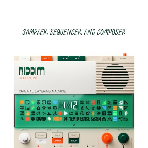 teenage engineering EP–40 riddim reggae sampler and sequencer with synced loops, 400+ handcrafted sounds and synth engine