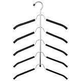 Richards Homewares 66942 friction/black blouse tree hanger Closet organizer,black