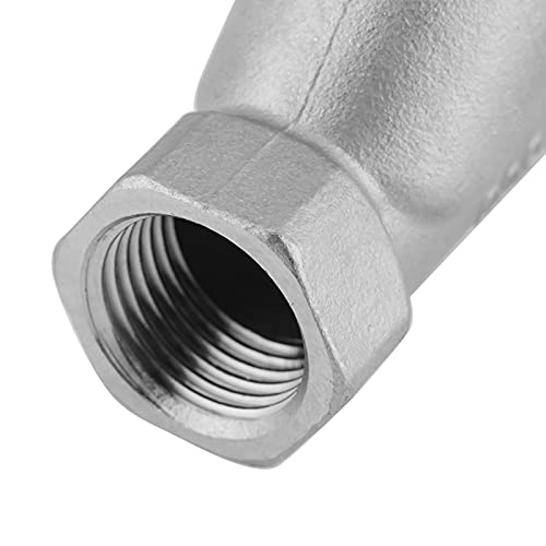 Agatige Y Filter Strainer, 1/2 Inch DN15 PT Thread Stainless Steel Y