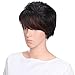 AISI HAIR Synthetic Short Wigs for Black Women Pixie Cut Wig Two Tone Color Wigs + a free wig cap