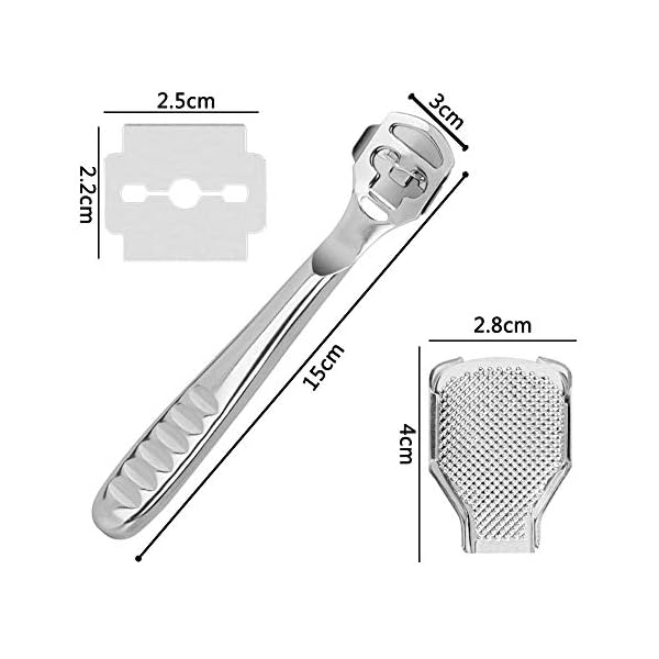 2-Pcs-Scraper-Foot-File-Pedicure-Callus-ShaverFoot-Hand-Care-Skin-Remover-File-for-Women-and-Men 2 Pcs Scraper Foot File Pedicure Callus Shaver,Foot Hand Care Skin Remover File for Women and Men