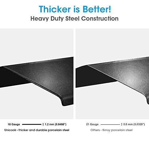 image for UNICOOK Porcelain Grill Heat Plate 4 Pack,16-1/8