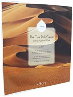 4 Mask Sheets of Ultrue The True Rich Cream-Lifting Hydrogel Mask. (25 g/ sheet.)