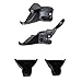 54in. Tall Undergarment Travel Suspenders w/ Stay Closed Clips, Wear Under Clothes