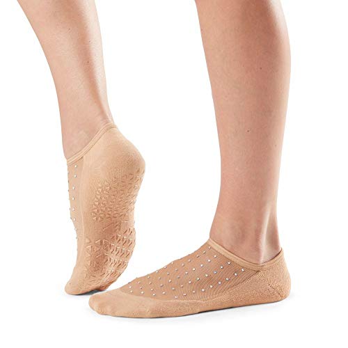 Tavi Noir Women's Maddie Yoga Socks, Bare Twinkle, Medium - Thumbnail 4