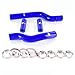 Gplus Silicone Coolant Radiator Hose Tube Kit Clamps Compatible With Yamaha YZ250 YZ 250 2002-2013 Blue