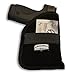 Black Scorpion Gear Concealed Carry, Ambidextrous Handgun Pocket Holster 4'' x 5 3/4'' | fits Most 3.5'' BBL Small 9 mm | Amt Backup; Beretta Nano; Cobra Patriot; Karh CM9, PM9; Kel-Tec P-11