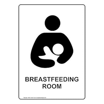Amazon.com: Breastfeeding Room Label Decal, 5x3.5 in. 4-Pack Vinyl for