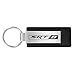Dodge SRT8 Large Black Leather Key Chain for Dodge RAM Jeep Chrysler