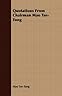 Quotations from Chairman Mao Tse-Tung