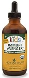 Herb Pharm Kids Certified-Organic Alcohol-Free Immune Avenger Herbal Formula, 4 Ounce
