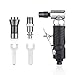DRILLPRO Air Die Grinder, 1/4'' Air Angle Die Grinder, Pneumatic Cut Off Polisher, Cleaning Cutting Tool + 1/4