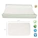 Premium Bamboo Changing Pad Liners | Thicker-Wider-Longer| Non-slip & Waterproof| Washer/Dryer Friendly| Bonus Wet/Dry Bag by AMUNIQ