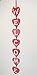 Decorative Valentine Hearts Hanging Welcome Sign