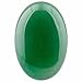 Rockcloud Oval Worry Stones,Palm Pocket Energy Stone,Healing Crystal with Velvet Bag,Green Aventurine