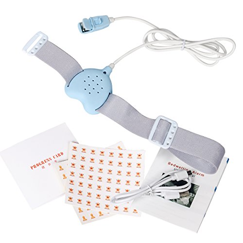 Bedwetting Enuresis Alarm, 3 Functions Rechargeable Bed Wetting Loud