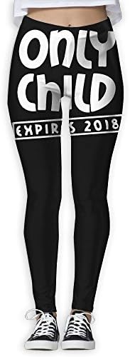 KLYUJIA Yoga Pants, Women's Power Flex Only Child Expiring 2018 Yoga Capris Tummy Control Workout Running Leggings