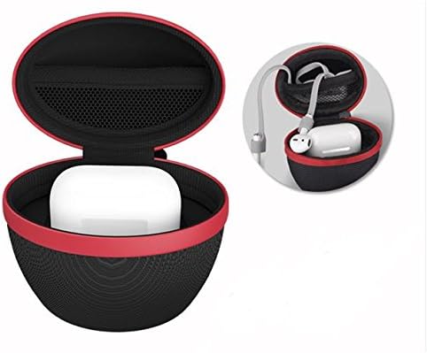 Homore AirPods Case, AirPods EVA Skin [Waterproof] [Drop Protection], Protective Cover with Ear Hooks for Apple AirPods - Black