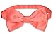 Men's Dress Vest & BowTie Solid CORAL PINK Color Bow Tie Set 2XL