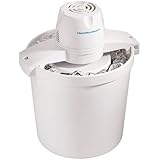 Hamilton Beach 68330N Automatic Ice Cream Maker, 4 Quart, White