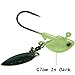 QualyQualy Glow Fishing Jigs with Spoons Spinner Willow Blades 3.5g/0.12oz 7g/0.24oz 10g/0.35oz 14g/0.49oz Glow Lead Fish Jig Heads Fishing Hooks Saltwater Freshwater 10Pcs