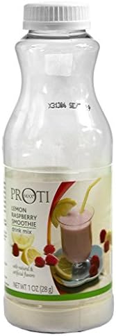 Proti-Thin High Protein Lemon Raspberry Proti Max Shaker, 20g Protein, Low Carb, Fat Free, Sugar Free, No Gluten Ingredients, Aspartame Free, KETO Friendly, Ideal Protein Compatible, 6 Bottles