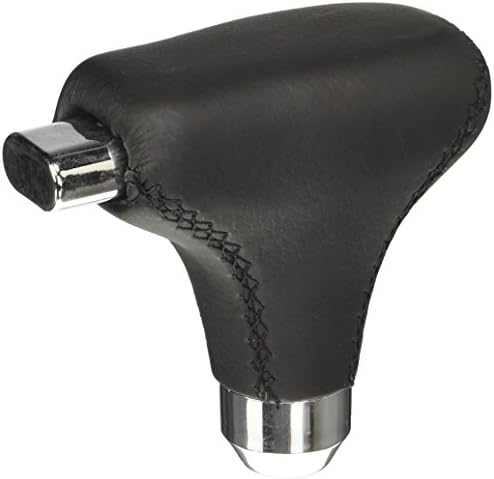 TIROL Leather Hand-Stitched Gear Shift Knob Cover Universal Fit for Automatic Car Black with 4 Adapters: Home Improvement