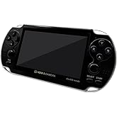 DREAMHAX X7 Plus Handheld Game Console , Preload 10000 Games Portable Video Games Support HDMI Output & Double Player Classic Arcade Retro Game Player (4.3" Screen Black)